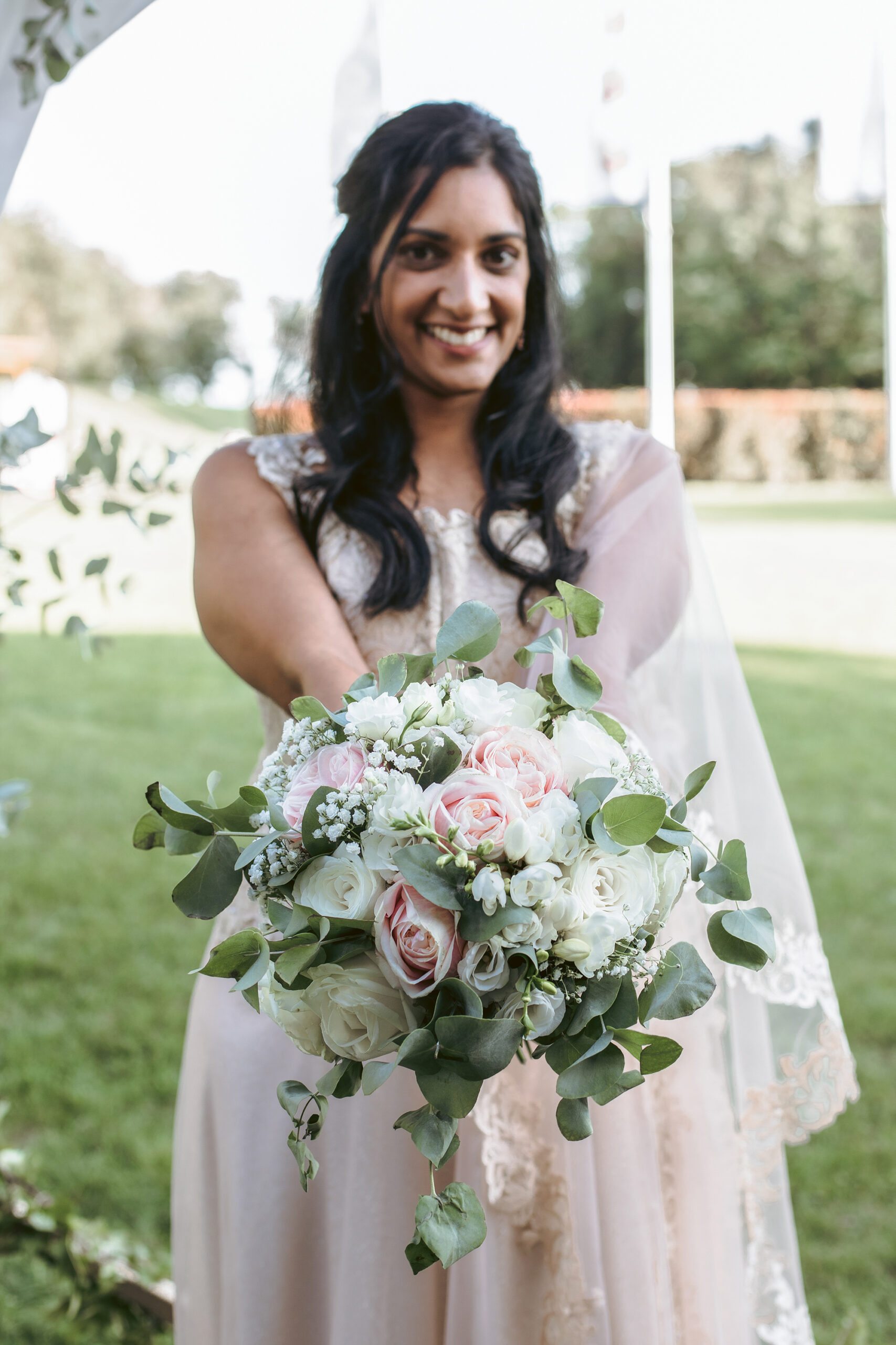 Photo d'un bouquet de mariée