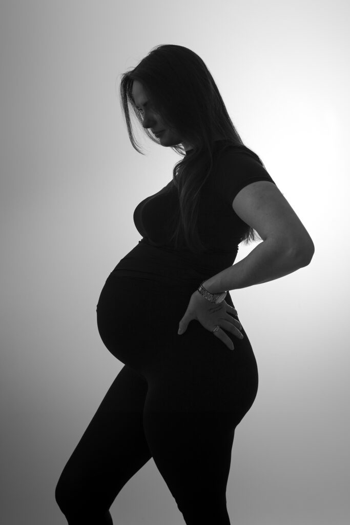 Photo de grossesse d'une femme enceinte